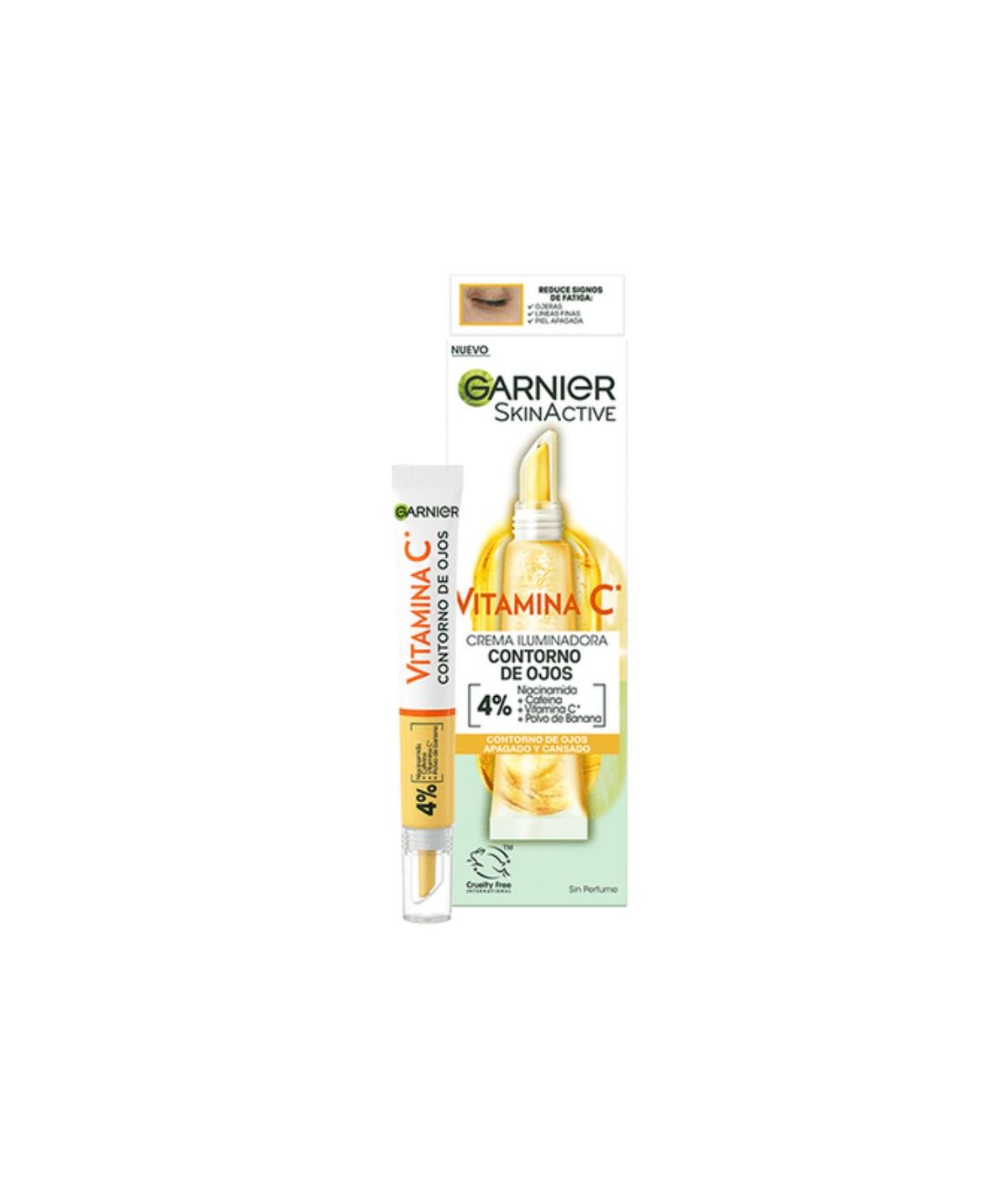 Crema Contorno de Ojos con Vitamina C- GARNIER Crema Contorno de Ojos con Vitamina C- GARNIER
