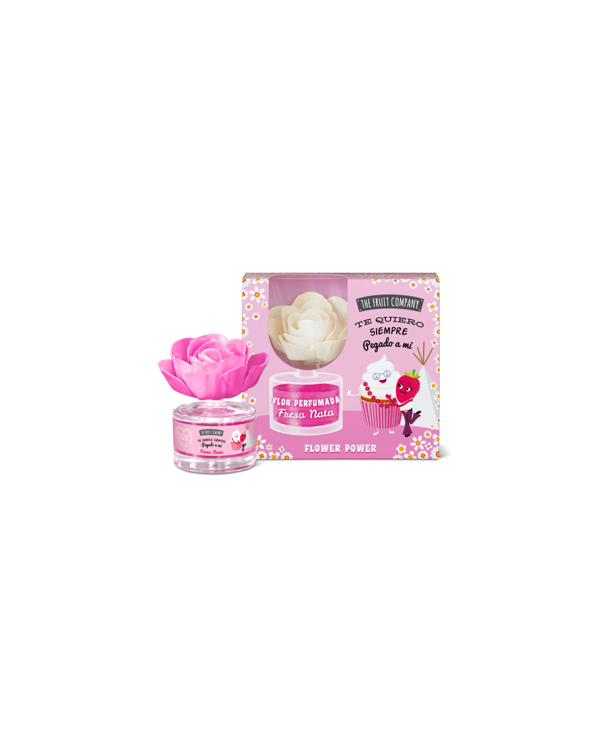 Flor Perfumada Fresa Nata - The Fruit Company