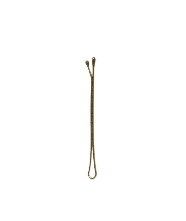 12 Clips planos 50 mm bronce Beter