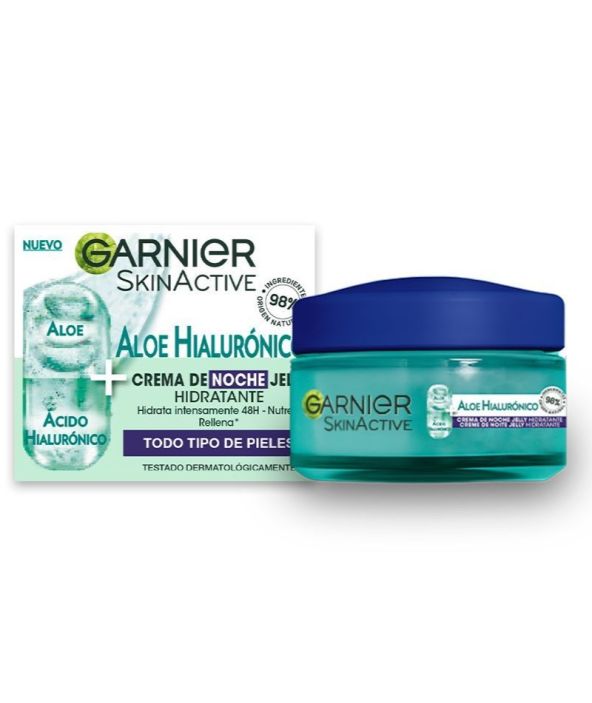 Aloe Hialurónico Crema de Noche Jelly Garnier
