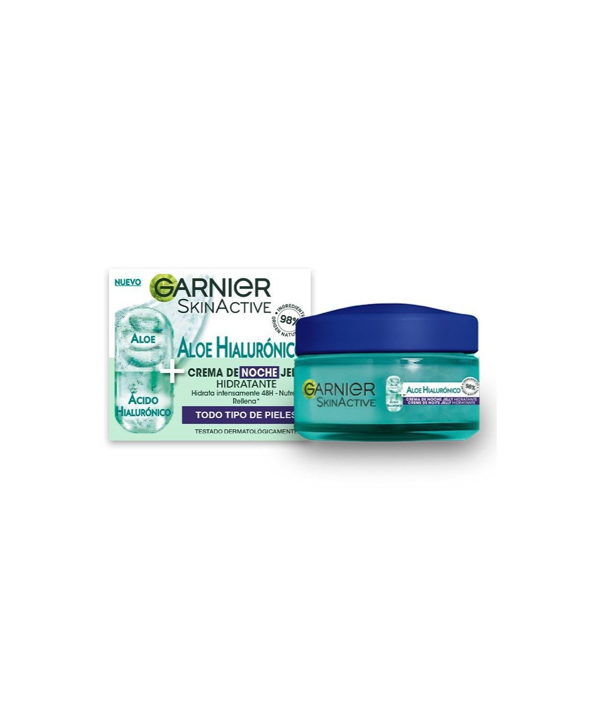 Aloe Hialurónico Crema de Noche Jelly Garnier Aloe Hialurónico Crema de Noche Jelly Garnier