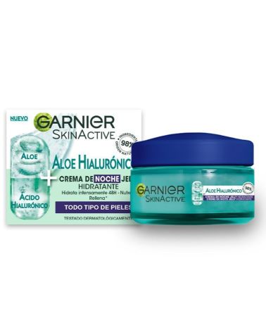 Aloe Hialurónico Crema de Noche Jelly Garnier