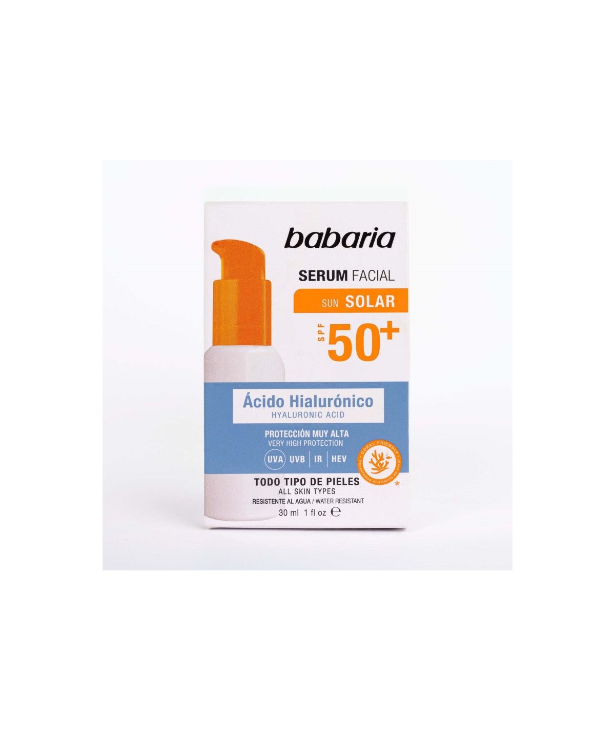 Serum Facial Solar Ácido Hialurónico SPF50+ Babaria Serum Facial Solar Ácido Hialurónico SPF50+ Babaria