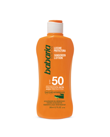 Leche Protectora Solar SPF50 Babaria