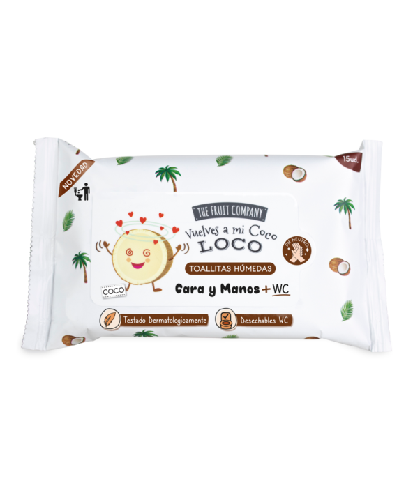 Toallitas Húmedas Coco Multiusos The Fruit Company