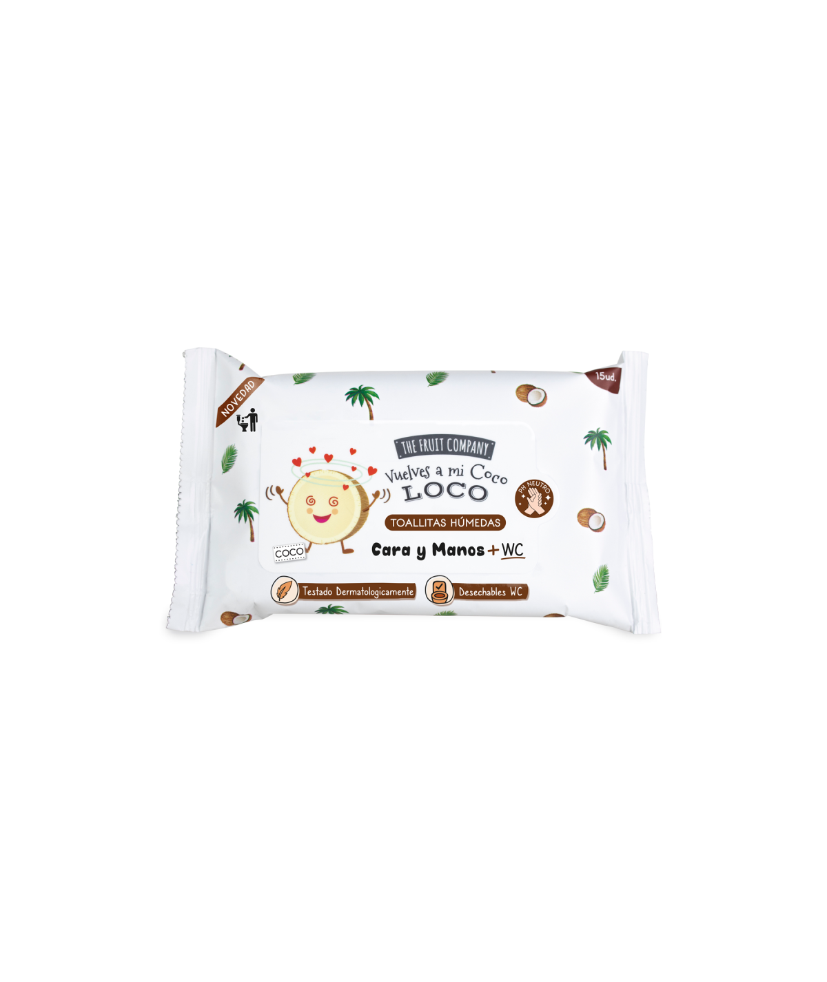 Toallitas Húmedas Coco Multiusos The Fruit Company