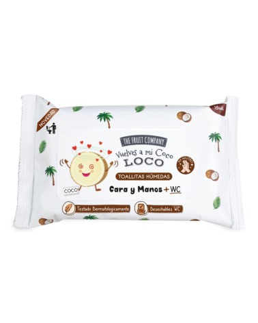 Toallitas Húmedas Coco Multiusos The Fruit Company