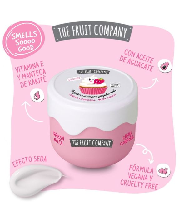 Crema Corporal Fresa Nata Efecto Seda The Fruit Company Crema Corporal Fresa Nata Efecto Seda The Fruit Company