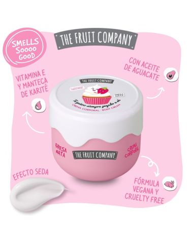 Crema Corporal Fresa Nata Efecto Seda The Fruit Company