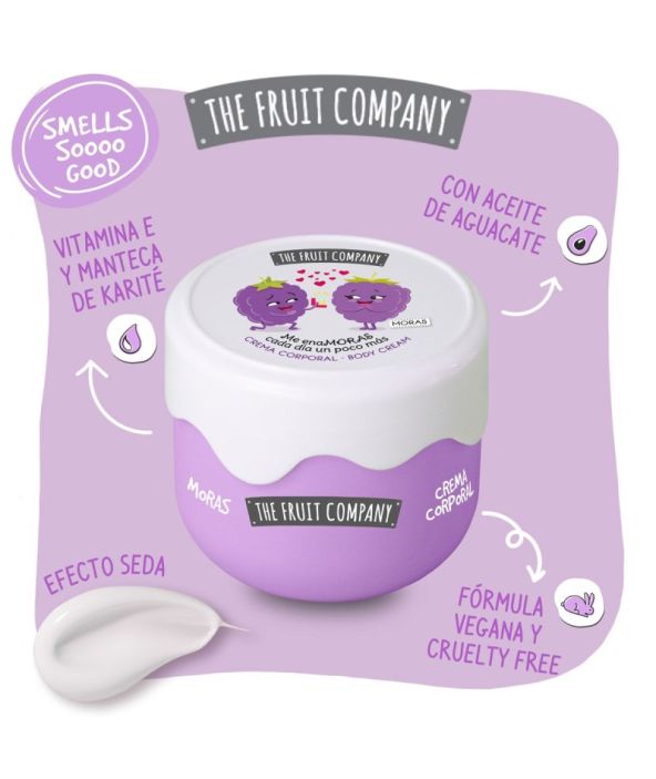 Crema Corporal Moras Efecto Seda The Fruit Company