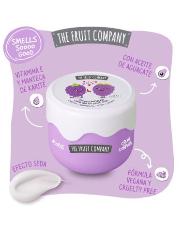Crema Corporal Moras Efecto Seda The Fruit Company