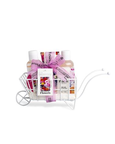 Beauty Flowers 5PCS Wheelbarrow IDC
