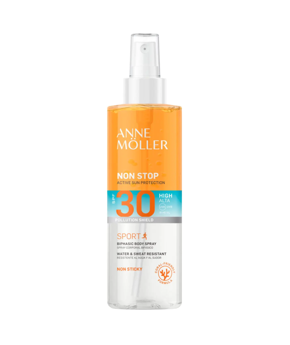 Non Stop Biphasic Body Spray SPF30 Anne Moller