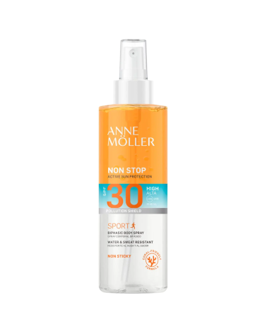 Non Stop Biphasic Body Spray SPF30 Anne Moller