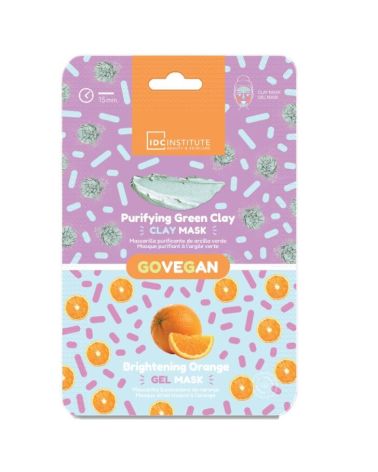Essentials Duo Green Clay + Orange Gel Mask IDC