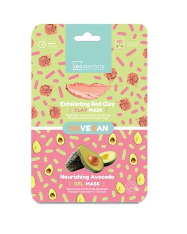 Essentials Duo Red Clay + Avocado Gel Mask IDC