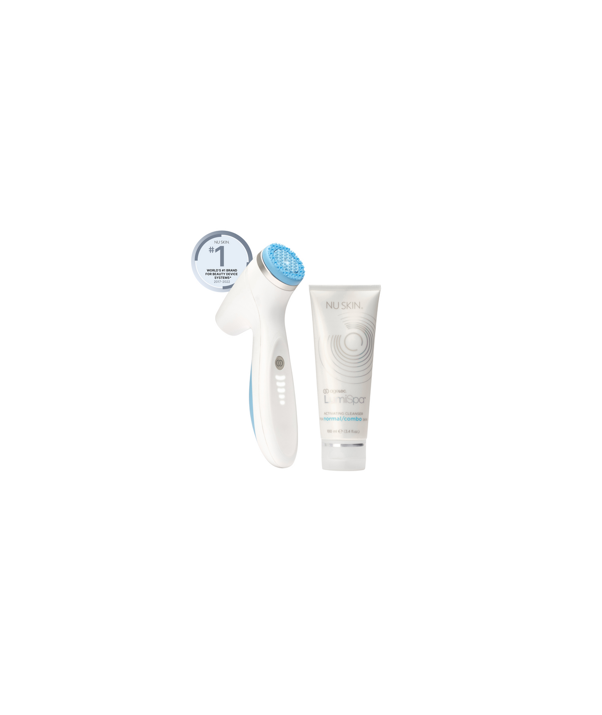 Kit de limpieza ageLOC LumiSpa iO Blue- Piel de normal a mixta Nu Skin Kit de limpieza ageLOC LumiSpa iO Blue- Piel de normal a mixta Nu Skin