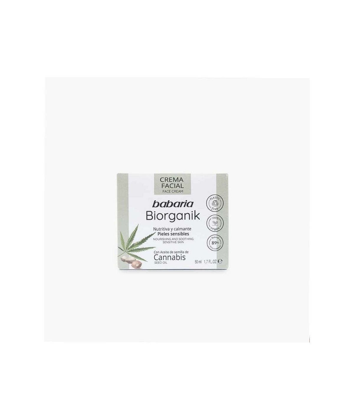 Crema Facial Con Aceite de Semilla de Cannabis babaria Crema Facial Con Aceite de Semilla de Cannabis babaria