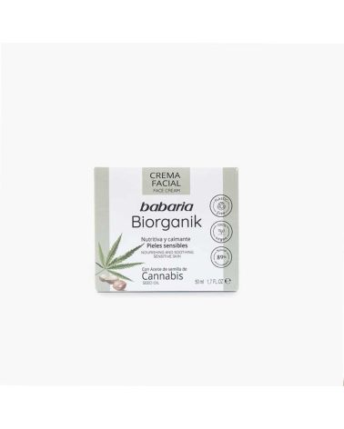 Crema Facial Con Aceite de Semilla de Cannabis babaria