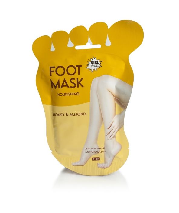 Mascarilla de Pies Nutritiva Miel y Almendras Pokhara