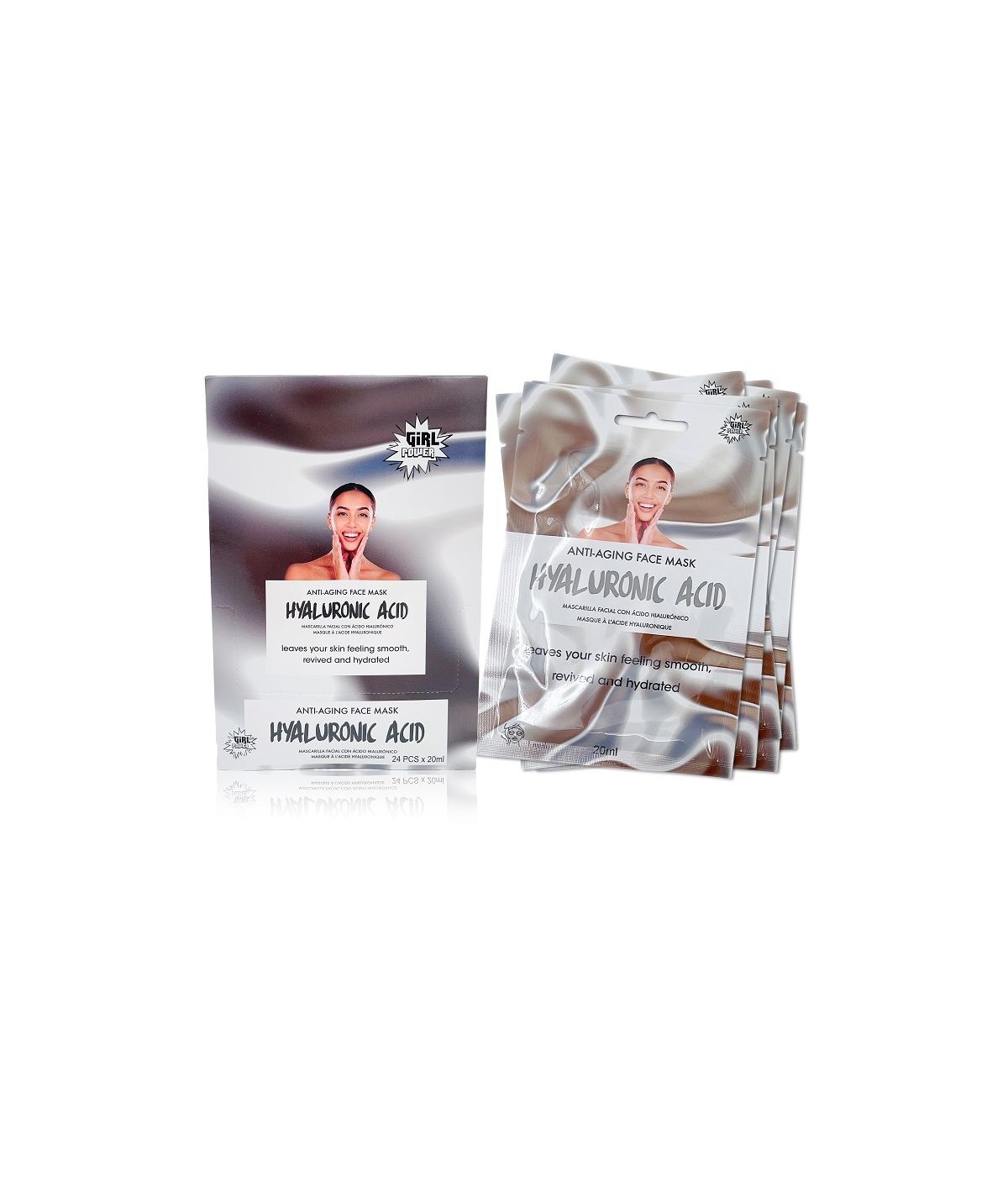Mascarilla Facial Antiedad con Ácido Hialurónico Pokhara Mascarilla Facial Antiedad con Ácido Hialurónico Pokhara