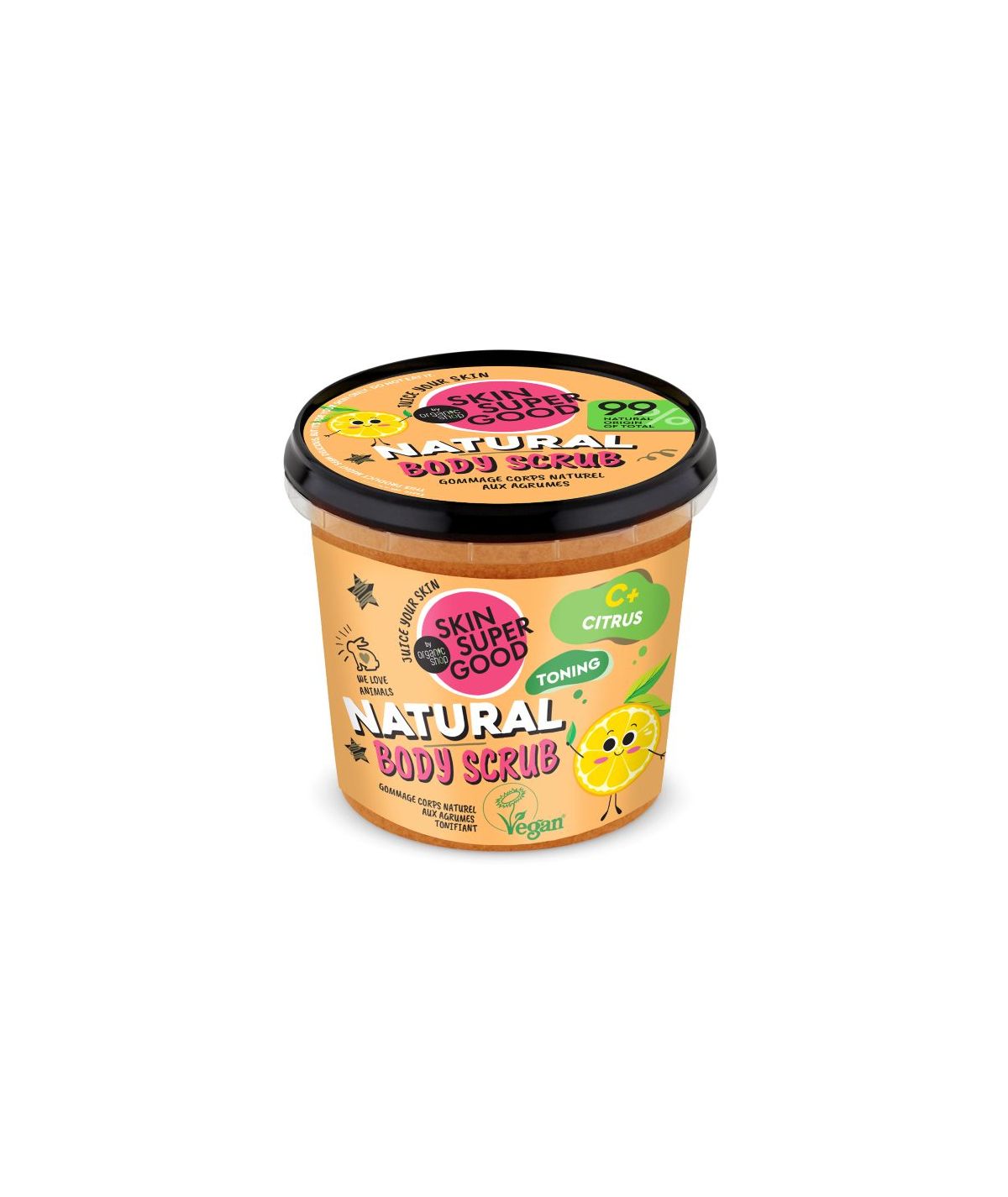 Natural Body Scrub C+ Citrus Natural Body Scrub C+ Citrus