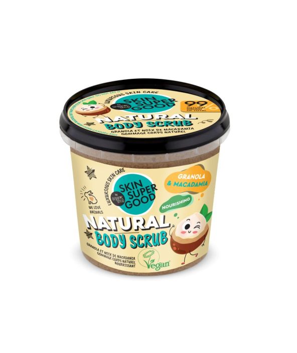 Natural Body Scrub Granola & Macadamia