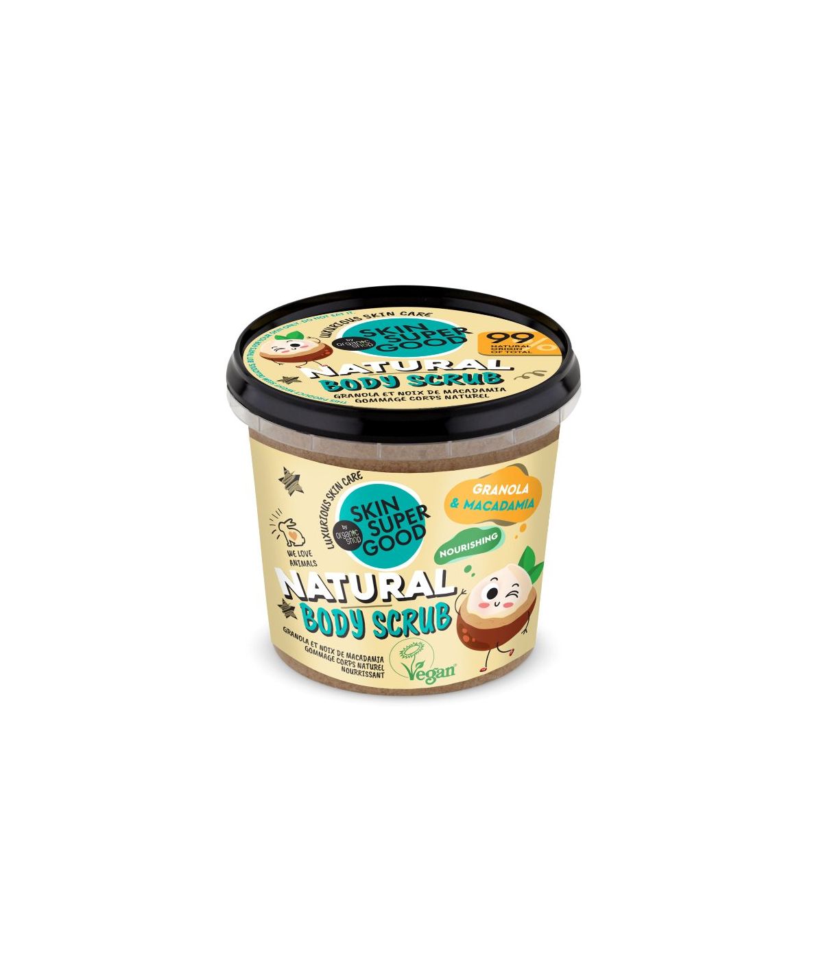 Natural Body Scrub Granola & Macadamia Natural Body Scrub Granola & Macadamia