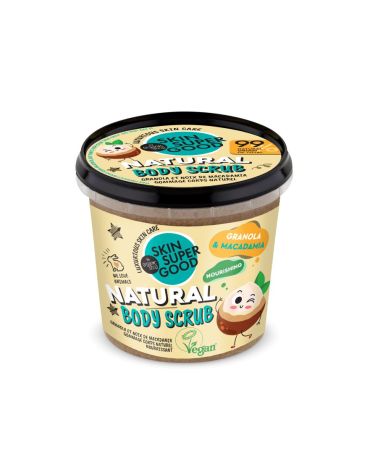 Natural Body Scrub Granola & Macadamia