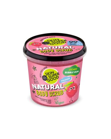Natural Body Scrub Lychee Bubble Gum