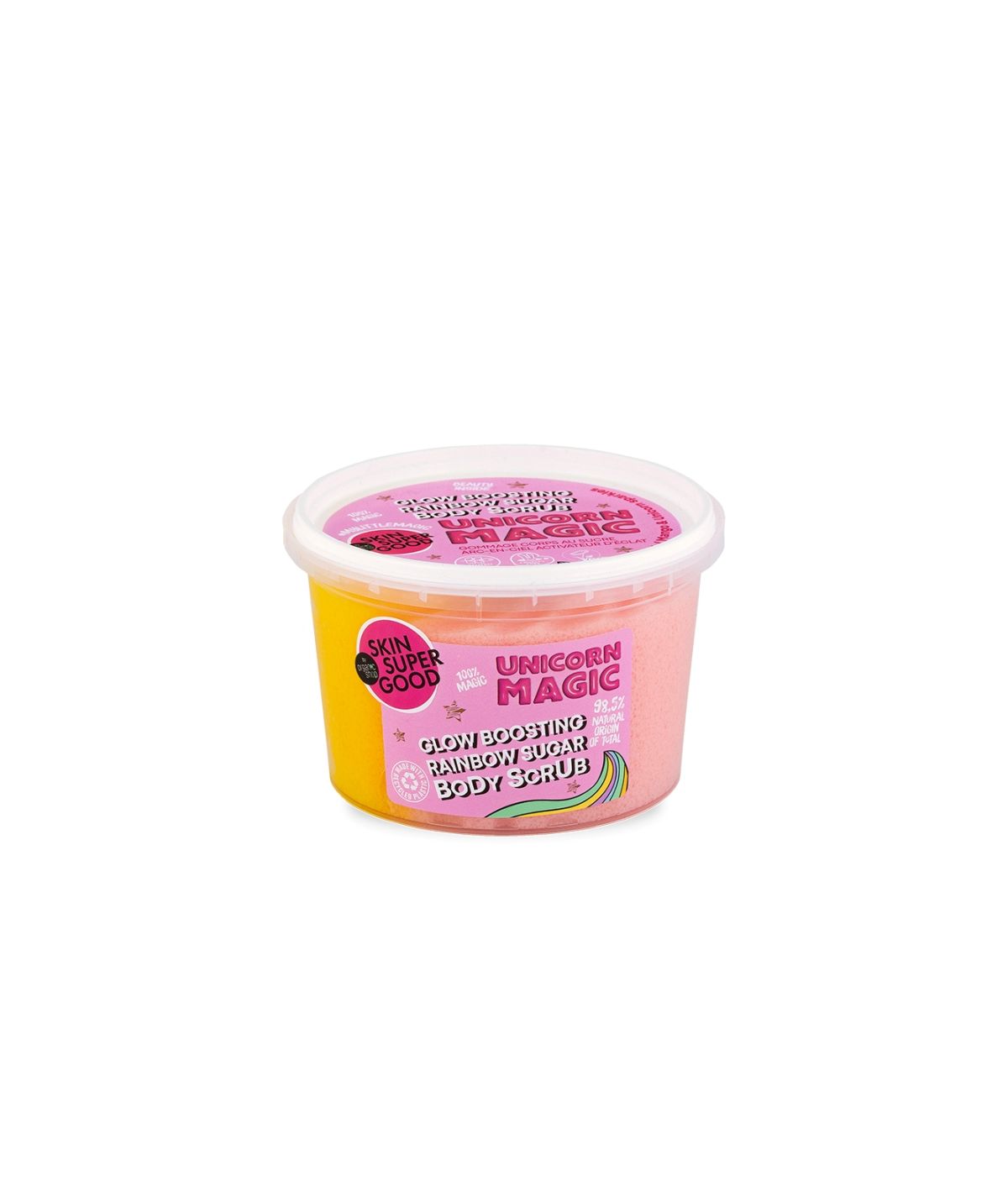 Glow Boosting Rainbow Sugar Body Scrub Unicorn Magic Glow Boosting Rainbow Sugar Body Scrub Unicorn Magic