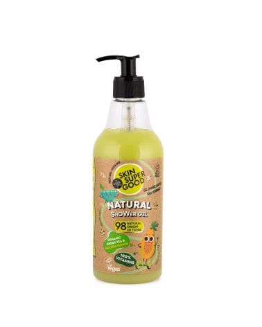 Natural Shower Gel Organic Green Tea & Golden Papaya