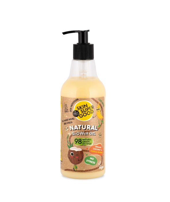 Natural Shower Gel Organic Coconut & Vanilla Banana