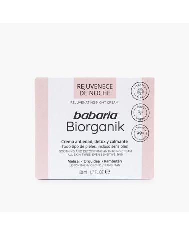 Crema Facial Noche Biorganik Babaria