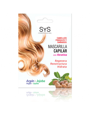 Mascarilla Capilar Argán y Jojoba con Keratina - SYS