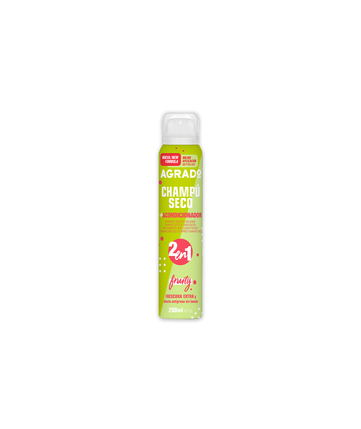 Champú Seco Spray Fruity Agrado Champú Seco Spray Fruity Agrado