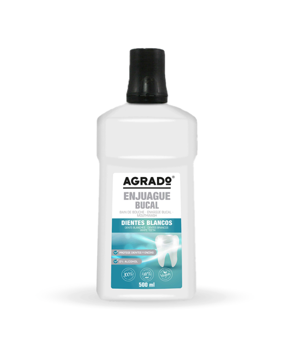 Enjuague Bucal Dientes Blancos Agrado