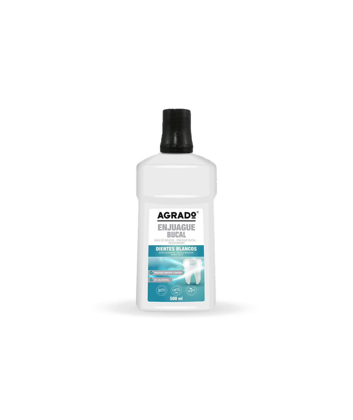 Enjuague Bucal Dientes Blancos Agrado
