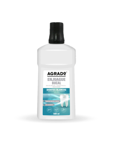 Enjuague Bucal Dientes Blancos Agrado