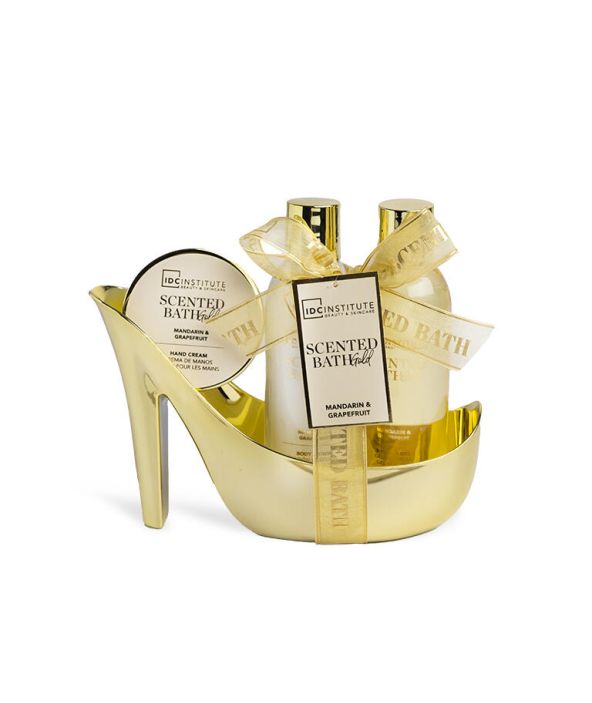 Scented Bath Gold Mini Heel 3PCS IDC