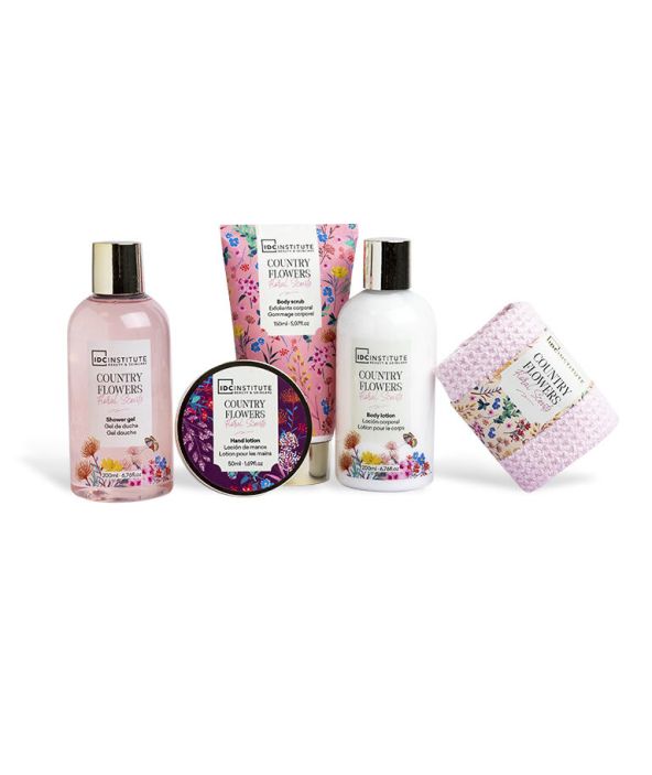 Country Flowers 5PC On Ceramic IDC Country Flowers 5PC On Ceramic IDC
