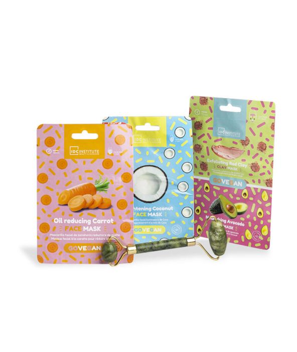 1 Jade Roller + 3 Face Mask IDC 1 Jade Roller + 3 Face Mask IDC