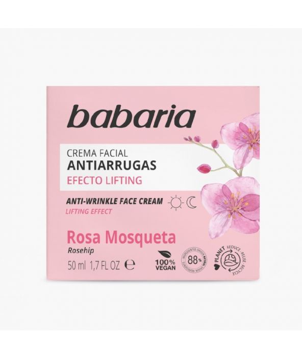 Crema Facial Antiarrugas Rosa Mosqueta Babaria