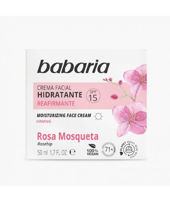 Crema Facial Hidratante Rosa Mosqueta SPF15 Babaria