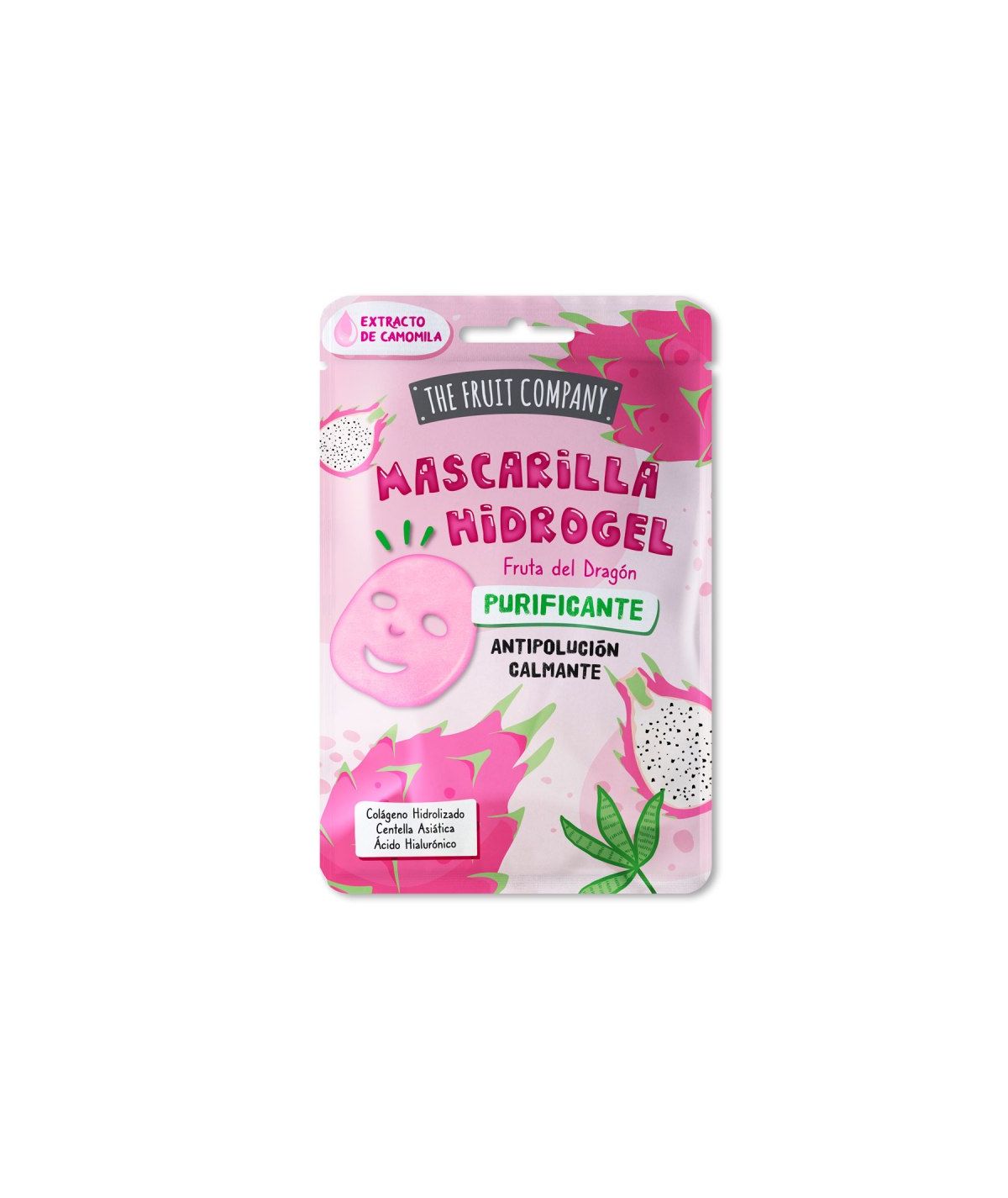 Mascarilla Facial Hidrogel Fruta del Dragón Purificante The Fruit Company Mascarilla Facial Hidrogel Fruta del Dragón Purificante The Fruit Company