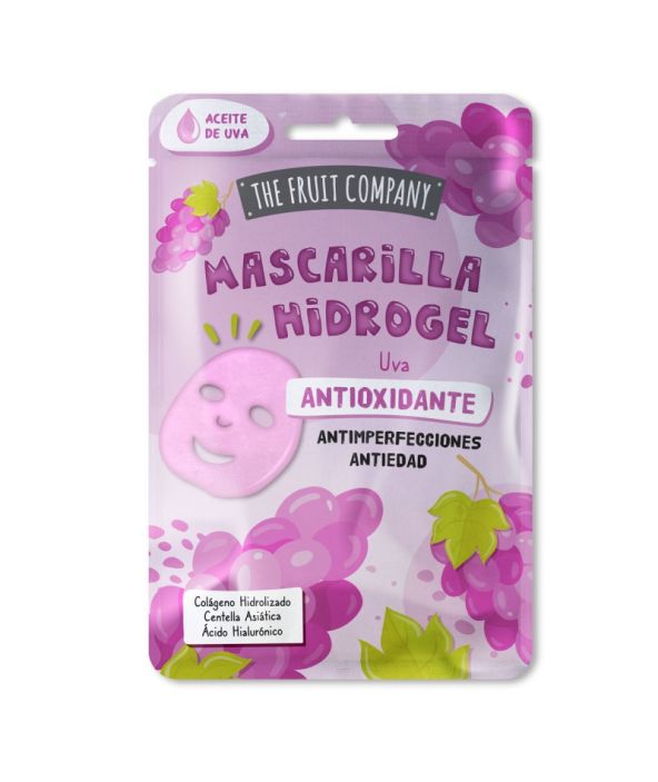 Mascarilla Facial Hidrogel Uva Antioxidante The Fruit Company