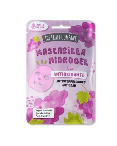 Mascarilla Facial Hidrogel Uva Antioxidante The Fruit Company