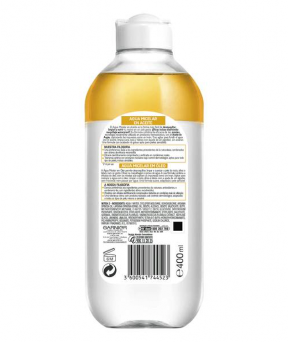 Agua Micelar en Aceite- Garnier Agua Micelar en Aceite- Garnier