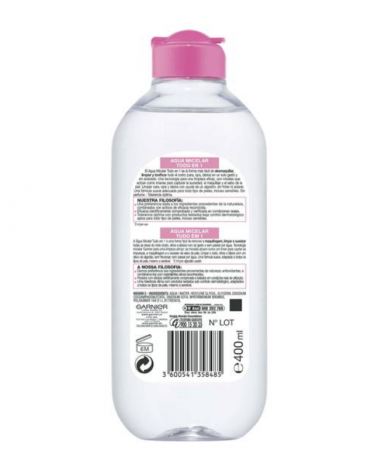 Agua Micelar Clásica Pieles Normales Todo en Uno- Garnier