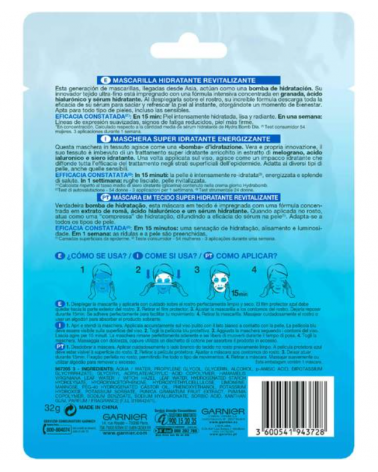Mask Tissu Revitalizante - Garnier